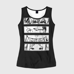 Женская майка 3D Взгляд героев - Фрирен