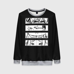 Женский свитшот 3D Взгляд героев - Фрирен