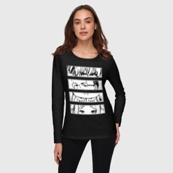 Женский лонгслив 3D Взгляд героев - Фрирен - фото 2