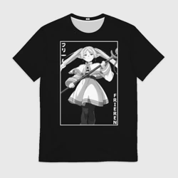 Мужская футболка 3D Frieren waifu