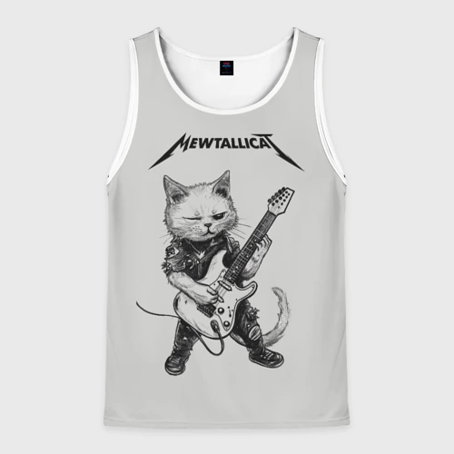Мужская майка 3D Mewtallica
