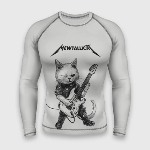 Мужской рашгард 3D Mewtallica