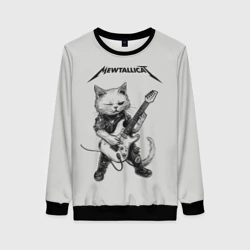 Женский свитшот 3D Mewtallica
