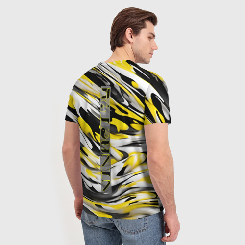 Мужская футболка 3D с принтом Жизнерадостность, вид сзади #2