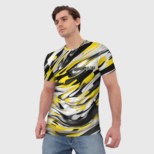 Мужская футболка 3D с принтом Жизнерадостность, фото на моделе #1