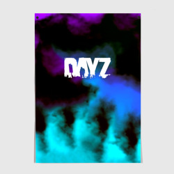 Постер Dayz неоновый космос