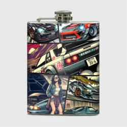 Фляга Japanese cars art