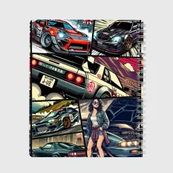 Тетрадь Japanese cars art - фото 2