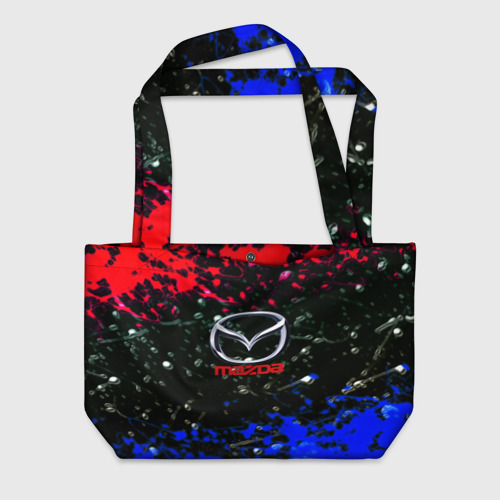 Пляжная сумка 3D Mazda краски абстракция спорт