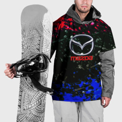 Накидка на куртку 3D Mazda краски абстракция спорт