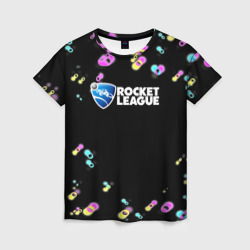 Женская футболка 3D Rocket League game 