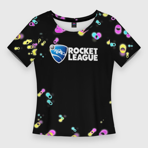 Женская футболка 3D Slim Rocket League game , цвет 3D печать