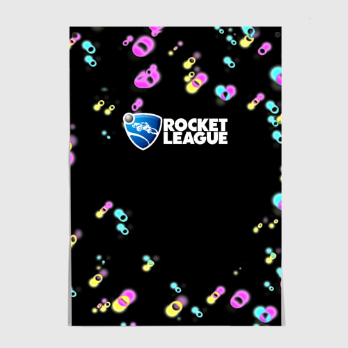 Постер Rocket League game 