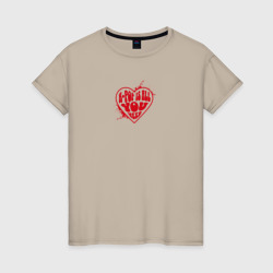 Love k-pop – Женская футболка хлопок с принтом купить со скидкой в -20%