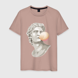 Статуя Давида жвачка – Мужская футболка хлопок с принтом купить со скидкой в -20%