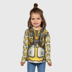 Детский лонгслив 3D Deep roock galactic броня бурильщика - фото 2