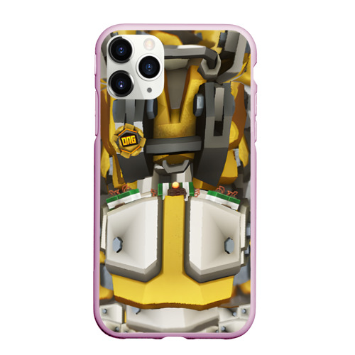 Чехол для iPhone 11 Pro матовый с принтом Deep roock galactic броня бурильщика, вид спереди #2