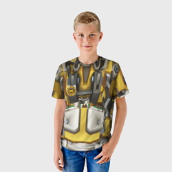 Детская футболка 3D Deep roock galactic броня бурильщика - фото 2