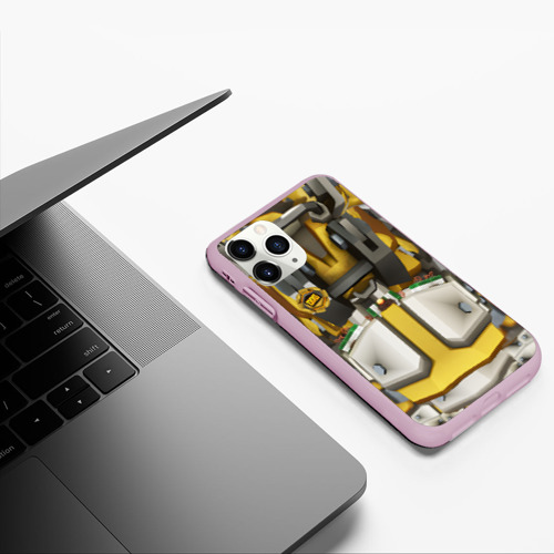 Чехол для iPhone 11 Pro матовый с принтом Deep roock galactic броня бурильщика, фото #5