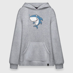 Худи SuperOversize хлопок Cute shark