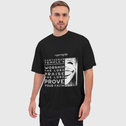 Мужская футболка oversize 3D Solo Leveling Carthenon - фото 2