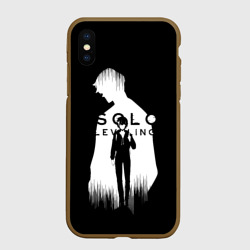 Чехол для iPhone XS Max матовый Solo Leveling Sung Jin Woo LevelUp