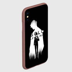 Чехол для iPhone XS Max матовый Solo Leveling Sung Jin Woo LevelUp - фото 2