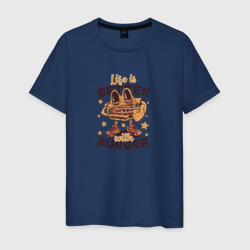 Лучший бургер – Мужская футболка хлопок с принтом купить со скидкой в -20%