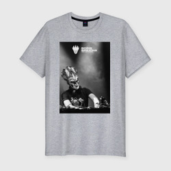 Boris Brejcha high tech minimal – Мужская футболка хлопок Slim с принтом купить