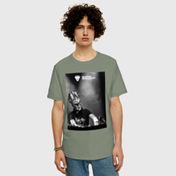 Мужская футболка хлопок Oversize Boris Brejcha high tech minimal - фото 2
