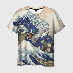 Kanagawa wave - Gyarados – Мужская футболка 3D с принтом купить со скидкой в -26%