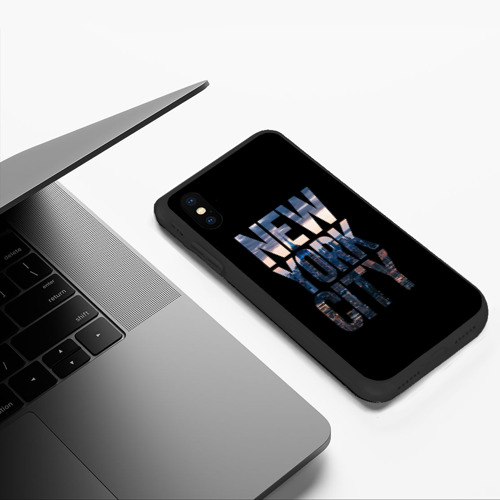 Чехол для iPhone XS Max матовый с принтом New York City - USA, фото #5