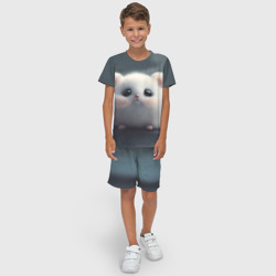 Детский костюм с шортами 3D Мышь пушистая - фото 2