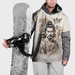Накидка на куртку 3D Vintage samurai
