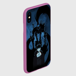 Чехол для iPhone XS Max матовый Song Jin-Woo and Igris - фото 2