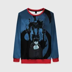 Женский свитшот 3D Song Jin-Woo and Igris