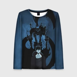 Женский лонгслив 3D Song Jin-Woo and Igris