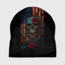 Шапка 3D Skull - USA