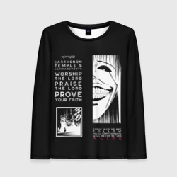Женский лонгслив 3D Commandments of Carthenon Temple