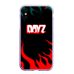 Чехол для iPhone XS Max матовый Dayz flame