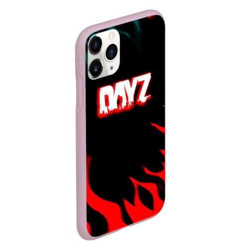 Чехол для iPhone 11 Pro матовый с принтом Dayz flame, вид сбоку #3
