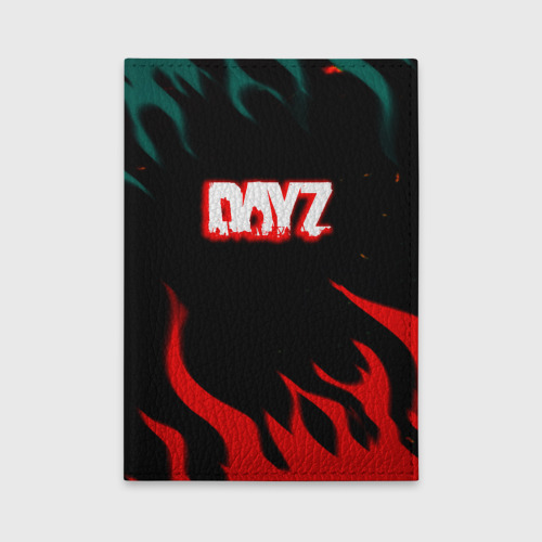 Обложка для автодокументов Dayz flame, цвет зеленый