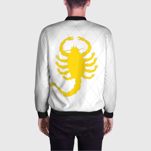 Мужской бомбер 3D с принтом Драйв как у Райана Гослинга, вид сзади #2