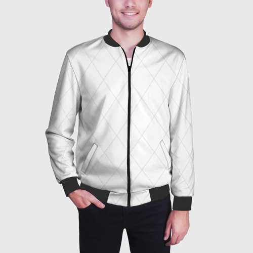 Мужской бомбер 3D с принтом Драйв как у Райана Гослинга, фото на моделе #1