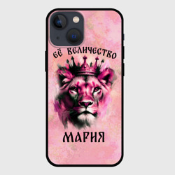 Чехол для iPhone 13 mini Её величество Мария - львица