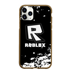 Чехол для iPhone 11 Pro Max матовый Roblox белая краска