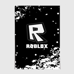 Постер Roblox белая краска