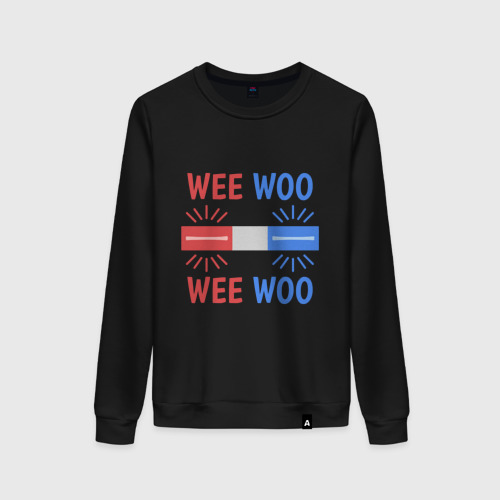 Женский свитшот хлопок Wee woo, цвет черный