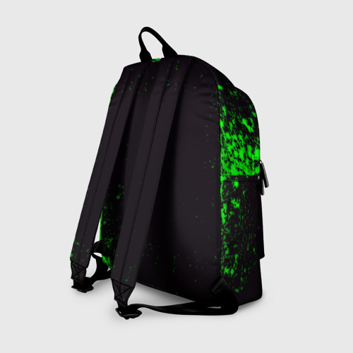 Рюкзак 3D Fortnite зеленый краски лого - фото 2