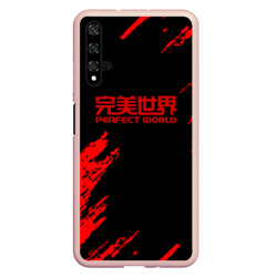 Чехол для Honor 20 Perfectworld красные краски